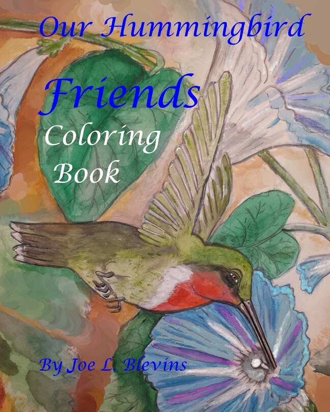 Front cover_Our Hummingbird Friends Coloring Book