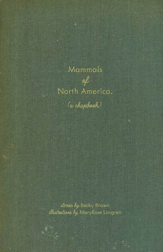 Front cover_Mammals of North America