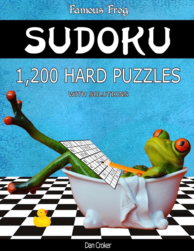 Couverture_Famous Frog Sudoku 1,200 Hard Puzzles With Solutions