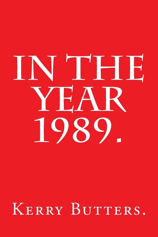 Couverture_In the Year 1989.