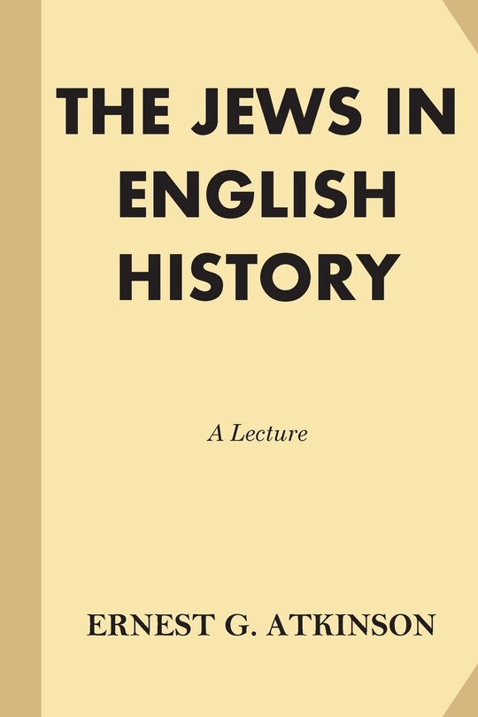 Front cover_The Jews in English History
