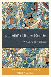 Front cover_Valmiki's Uttara Kanda