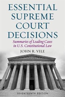 Front cover_Essential Supreme Court Decisions