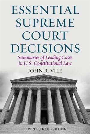 Front cover_Essential Supreme Court Decisions