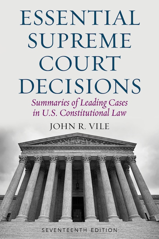 Couverture_Essential Supreme Court Decisions