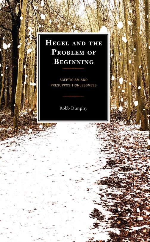 Front cover_Hegel and the Problem of Beginning