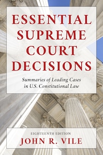 Front cover_Essential Supreme Court Decisions