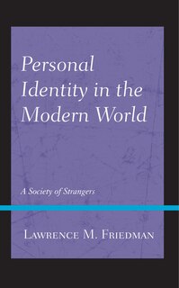 Front cover_Personal Identity in the Modern World