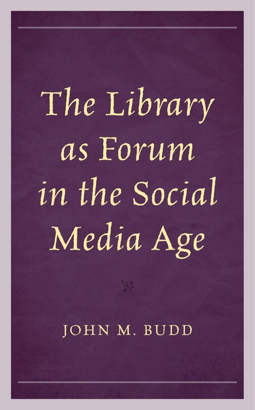 Couverture_The Library as Forum in the Social Media Age