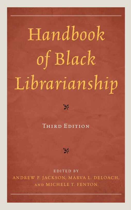 Front cover_Handbook of Black Librarianship