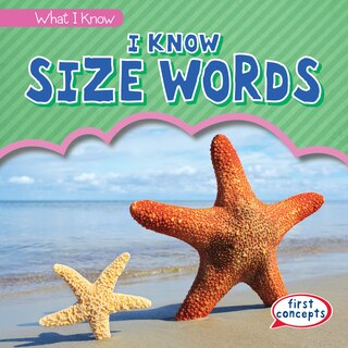 Couverture_I Know Size Words
