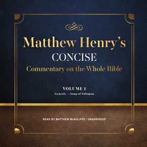 Front cover_Matthew Henry’s Concise Commentary on the Whole Bible, Vol. 1