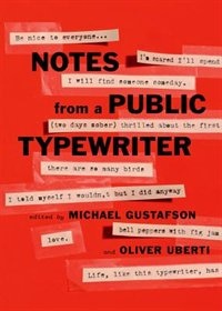 Couverture_Notes From A Public Typewriter