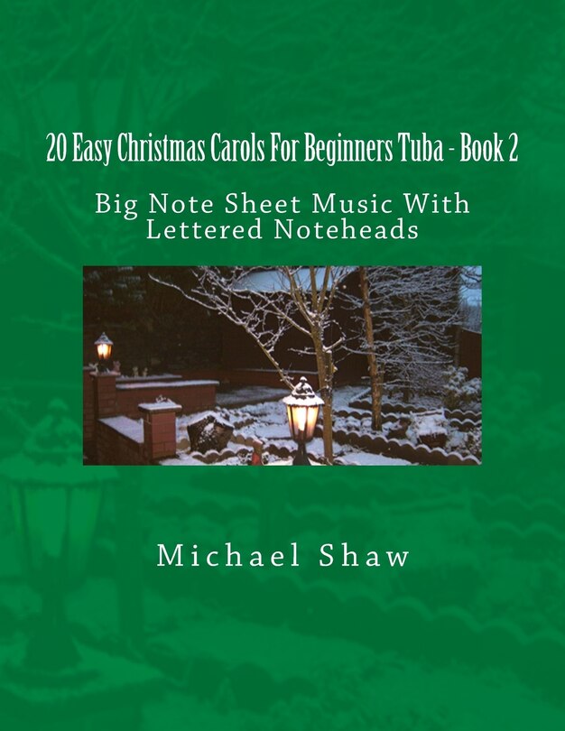 Front cover_20 Easy Christmas Carols For Beginners Tuba - Book 2