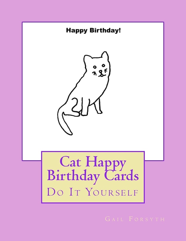 Front cover_Cat Happy Birthday Cards