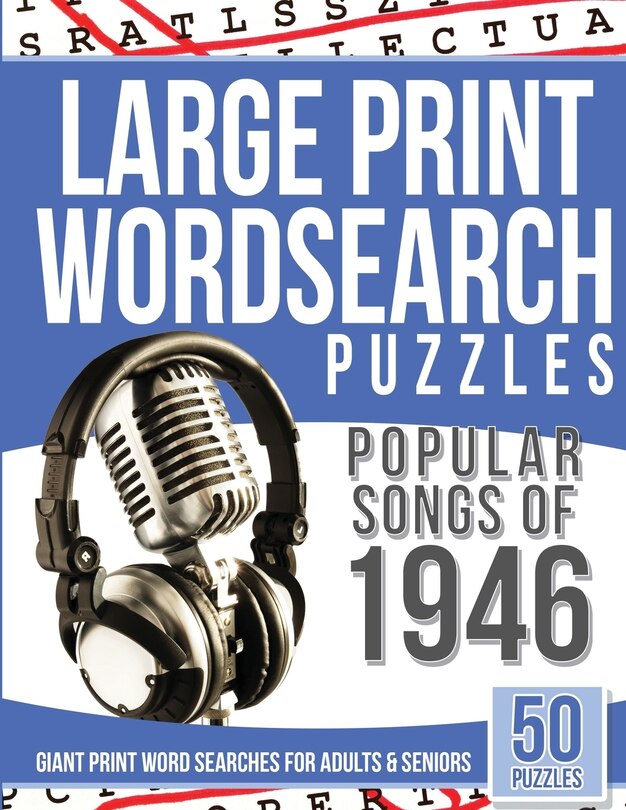 Couverture_Large Print Wordsearches Puzzles Popular Songs of 1946