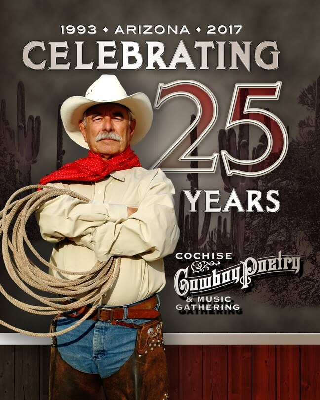 Front cover_The Cochise Cowboy Poetry and Music Gathering - A 25 Year History