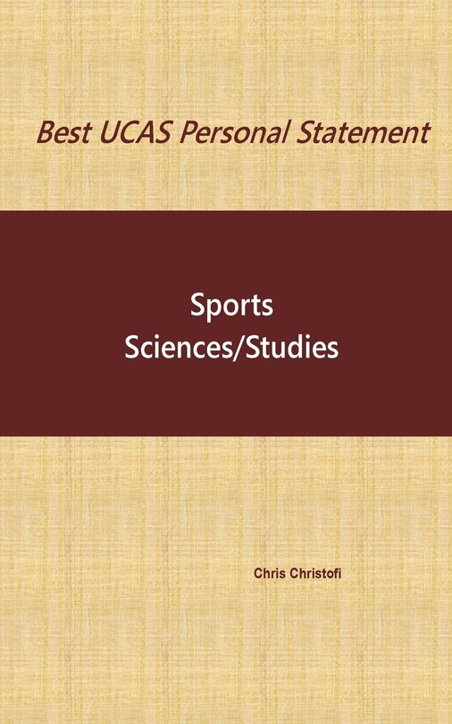 Couverture_Best UCAS Personal Statement
