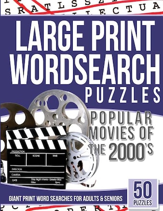 Large Print Wordsearches Puzzles Popular Movies of the 2000s: Giant Print Word Searches for Adults & Seniors