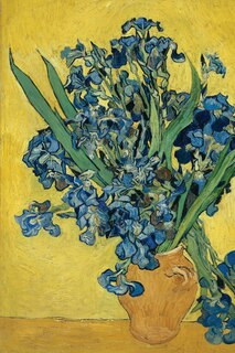 Vincent van Gogh's 'Vase with Irises Against a Yellow Background' Art of Life Jo