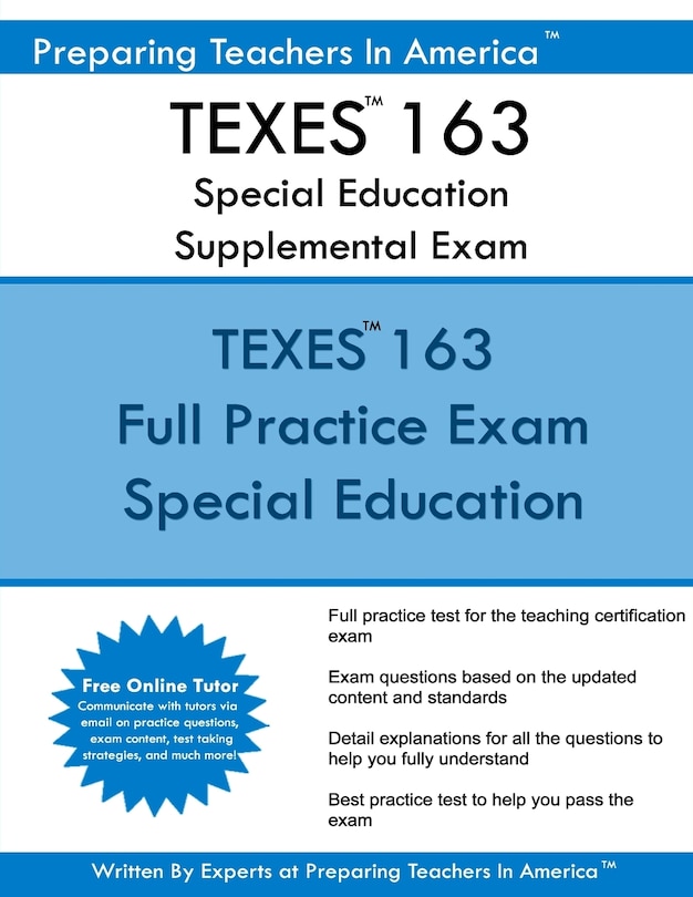 TEXES 163 Special Education Supplemental Exam: TEXES 163 Exam