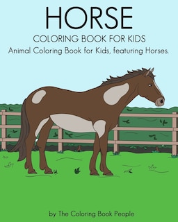 Front cover_Horse Coloring Book for Kids