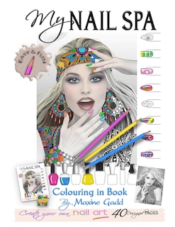 Front cover_My Nail Spa color-in book