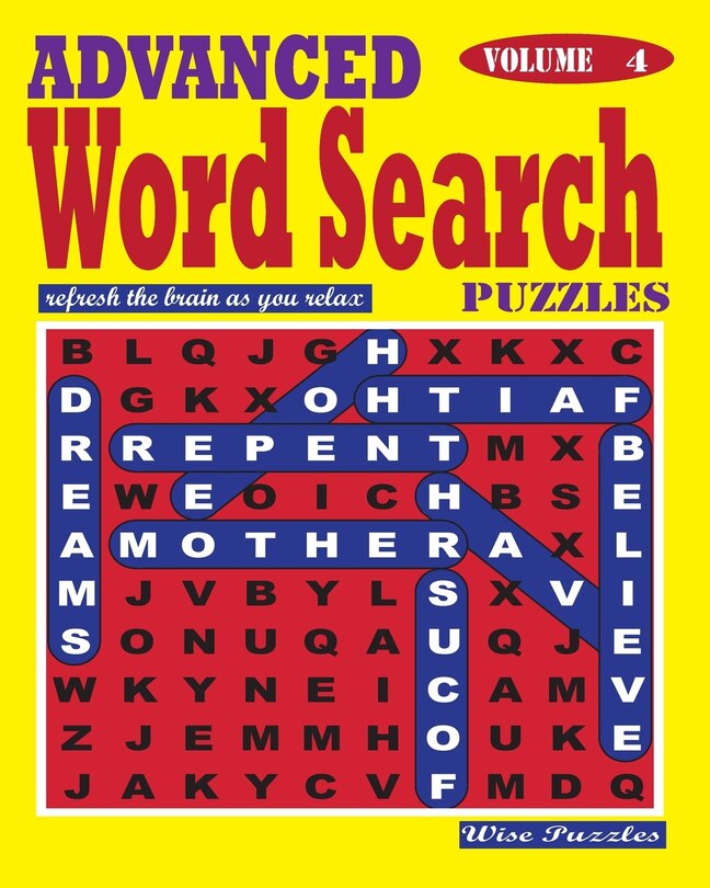 Couverture_ADVANCED Word Search Puzzles. Vol. 4