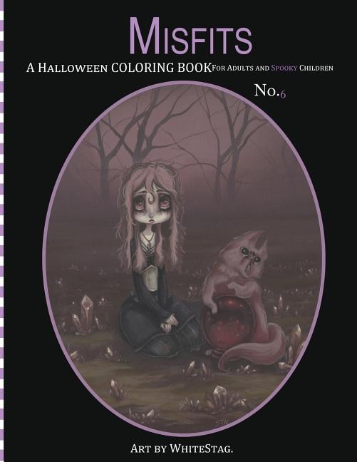 Front cover_Misfits A Halloween Coloring Book for Adults and Spooky Children