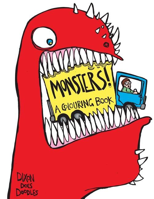Front cover_Monsters! A Colouring Book.