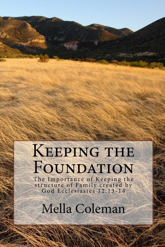 Couverture_Keeping the Foundation