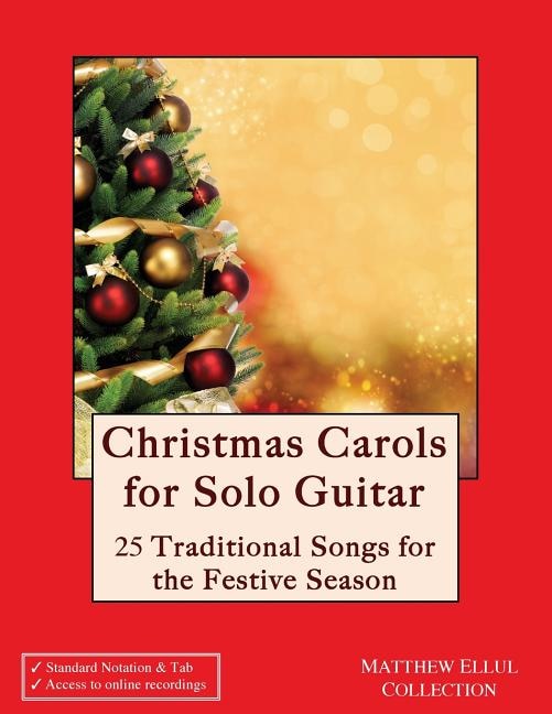 Front cover_Christmas Carols For Solo Guitar