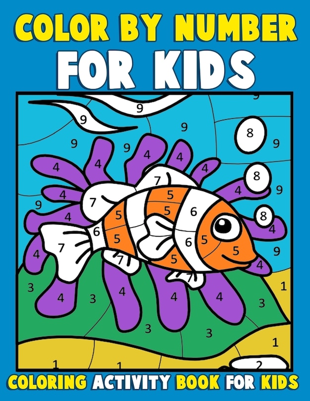 Front cover_Color by Number for Kids