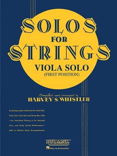 Couverture_Solos For Strings - Viola Solo (first Position)