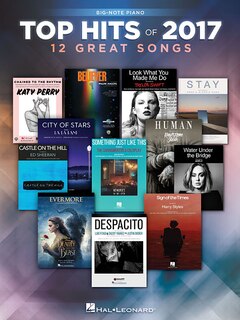Couverture_Top Hits Of 2017 For Big-note Piano