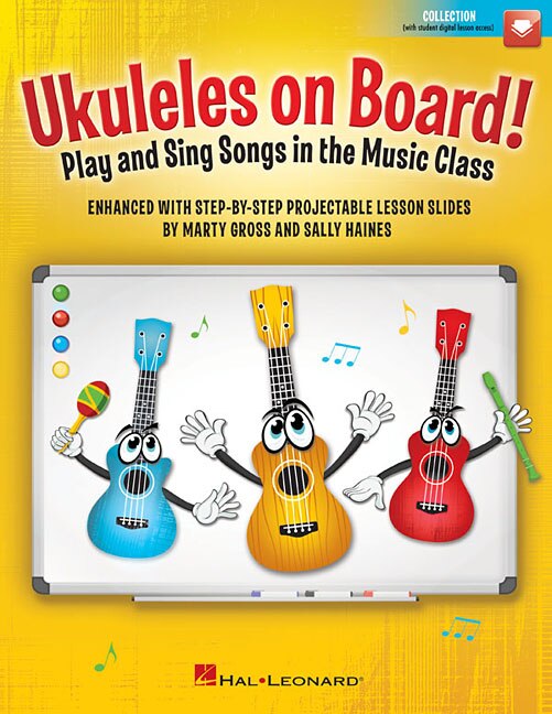 Couverture_Ukuleles on Board! - Play and Sing Songs in the Music Class with Step-by-Step Projectable Lesson Slides Bk/Online Media