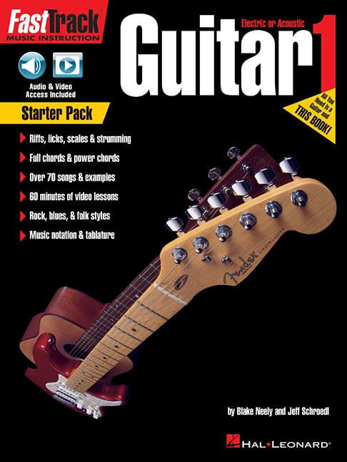 FastTrack Guitar Method Starter Pack Book/Online Media