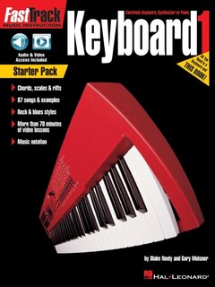 FastTrack Keyboard - Book 1 Starter Pack Includes Method Book with Audio & Video Online