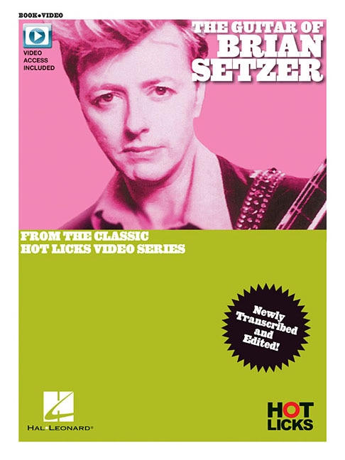 Front cover_The Guitar of Brian Setzer Book/Online Media
