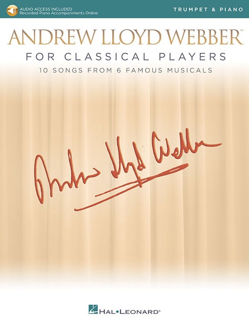 Couverture_Andrew Lloyd Webber for Classical Players - Trumpet and Piano
