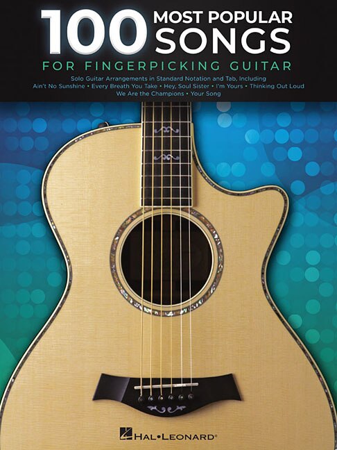 Front cover_100 Most Popular Songs For Fingerpicking Guitar