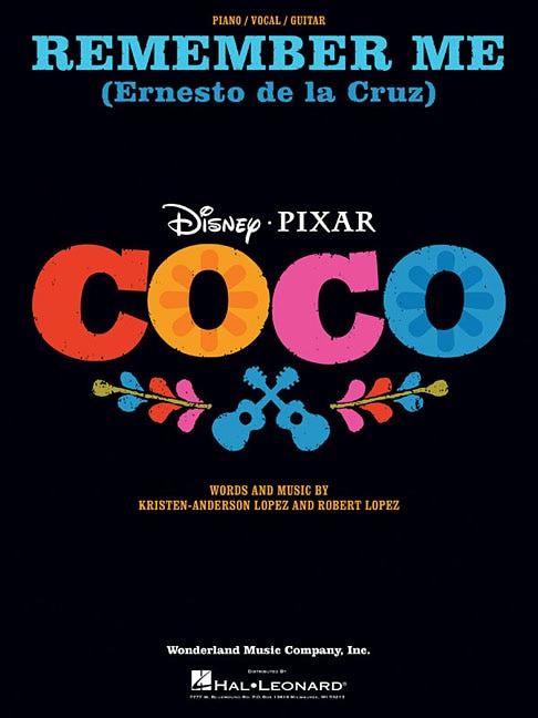 Couverture_Remember Me (Ernesto de la Cruz) (from Coco)