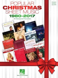 Front cover_Popular Christmas Sheet Music - 1980-2017