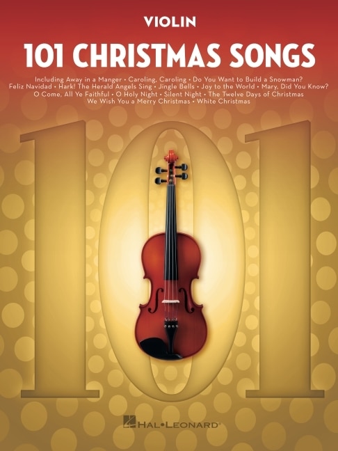 Front cover_101 Christmas Songs for Violin