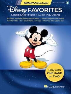 Front cover_Disney Favorites - Instant Piano Songs