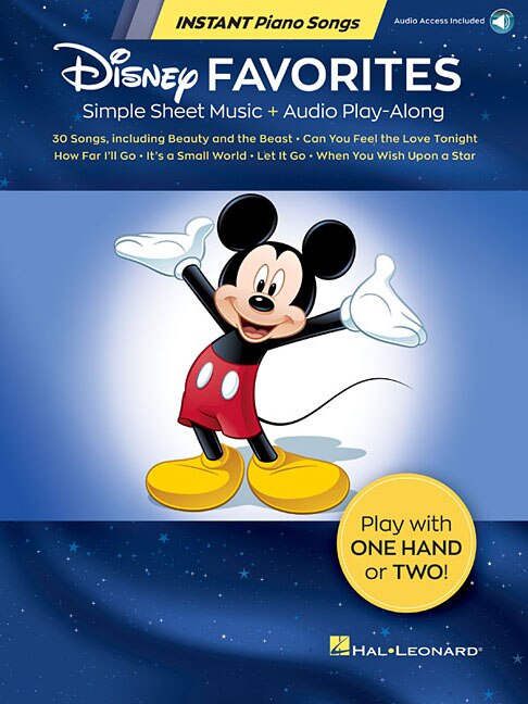 Front cover_Disney Favorites - Instant Piano Songs