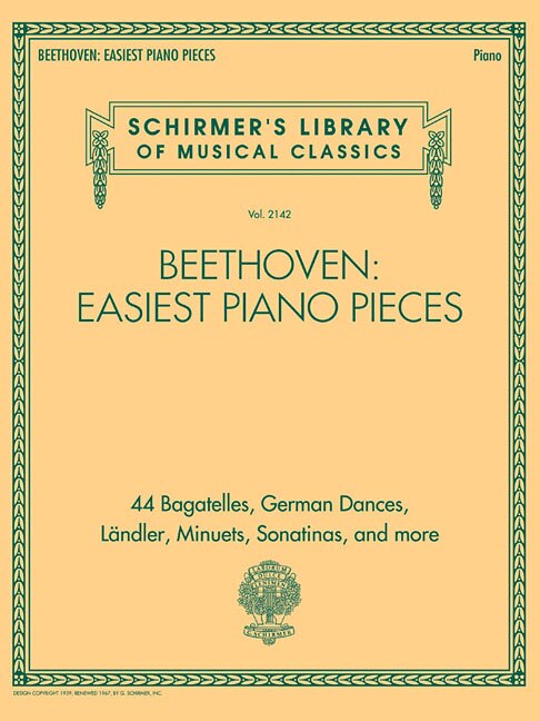Couverture_Beethoven: Easiest Piano Pieces
