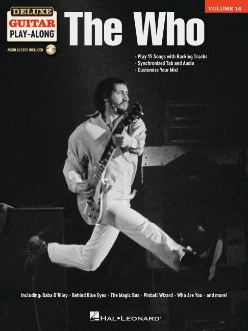 Couverture_The Who - Deluxe Guitar Play-Along Vol. 16: Songbook with Interactive, Online Audio Interface