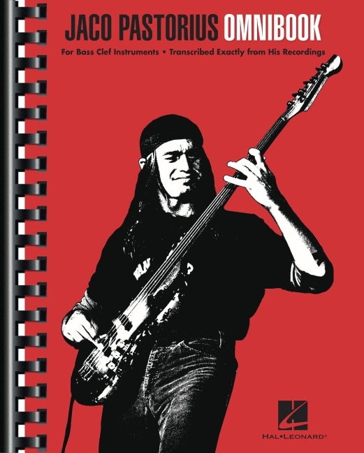 Couverture_Jaco Pastorius Omnibook for Bass Clef Instruments Transcribed Exactly from His Recordings
