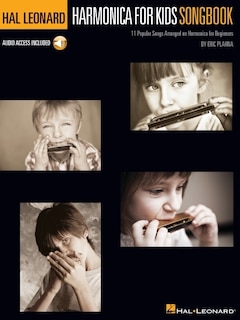 Front cover_Hal Leonard Harmonica for Kids Songbook - 11 Popular Songs Arranged on Harmonica for Beginners with Online Play-Along Tracks